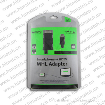 Mhl Adapter Cable for Connecting Smartphone to HDTV